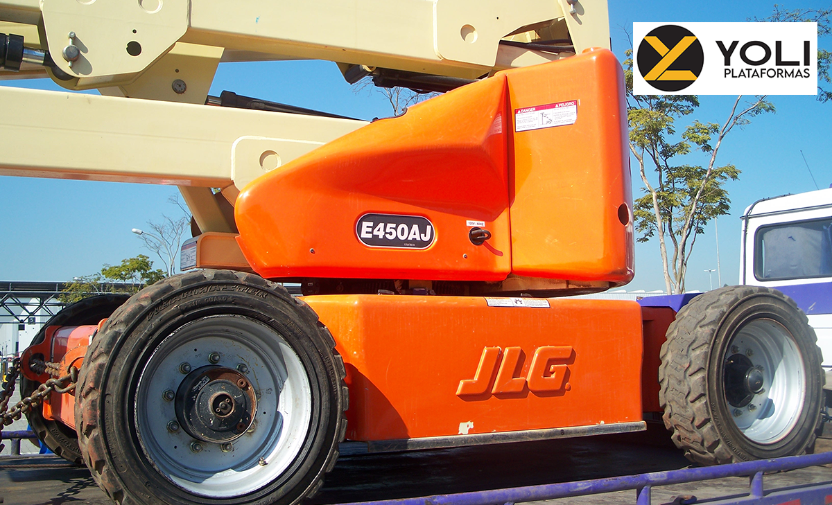 Plataforma elevatória articulada: agilidade e segurança